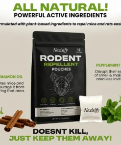 Nexisify™ Natural Rodent Repellent Pouches
